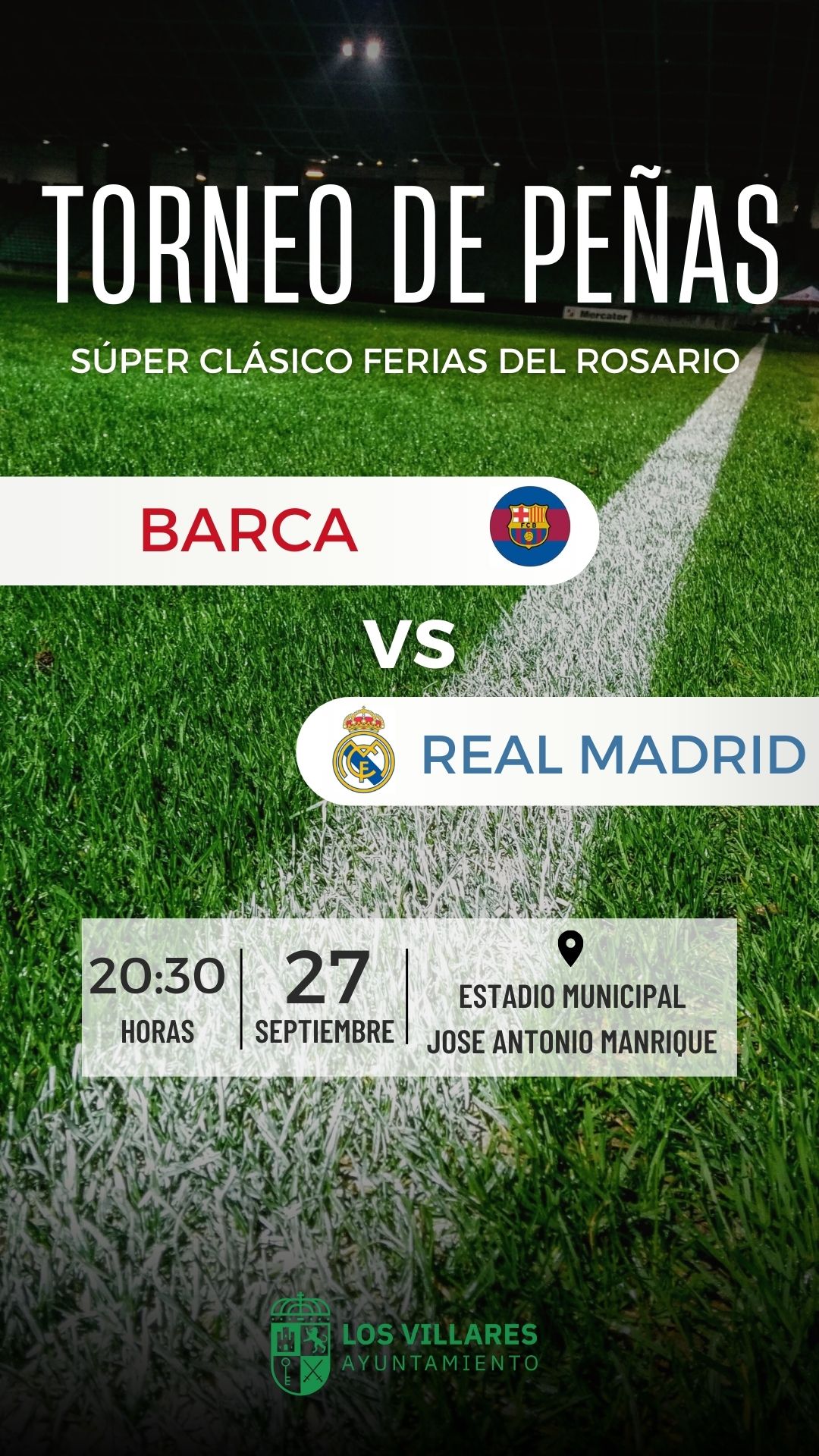 Torneo de Peñas, Barca Vs Real Madrid